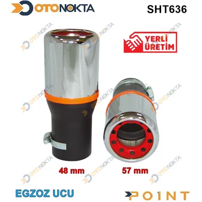 Egzoz Ucu Üniversal Krom Çapı 48-57