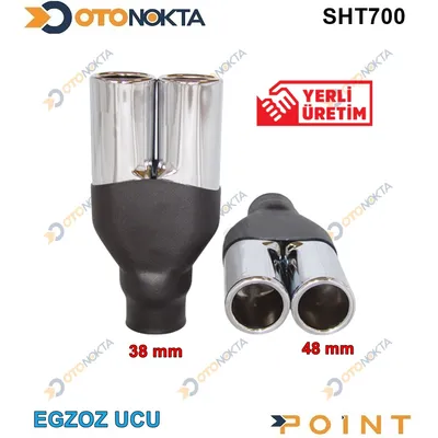 Egzoz Ucu Üniversal Krom Çapı 38-48