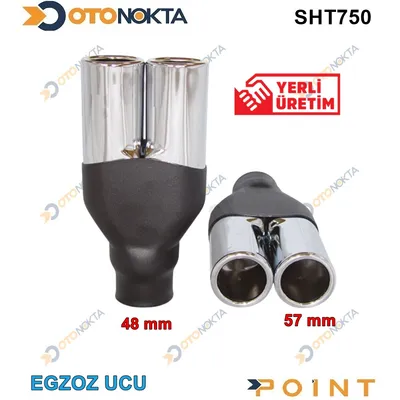 Egzoz Ucu Üniversal Krom Çapı 48-57