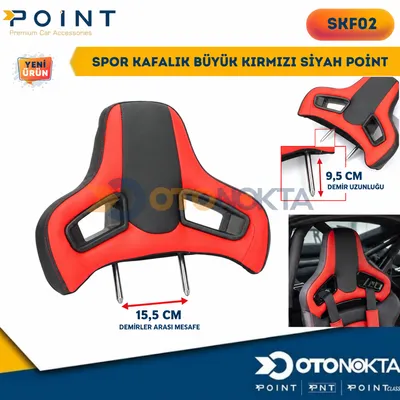 Spor Kafalık Büyük Kırmızı Siyah