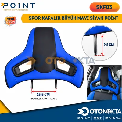 Spor Kafalık Büyük Mavi Siyah
