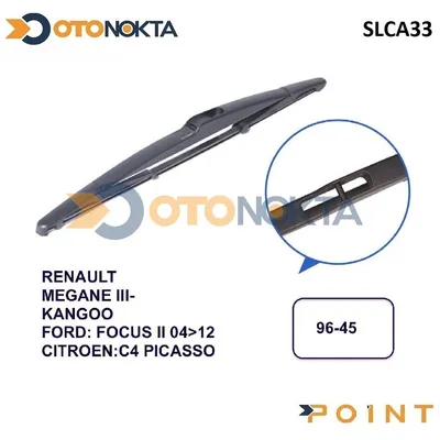 Silecek Arka Megane 3-KANGO-FOCUS 2 04-12 C4