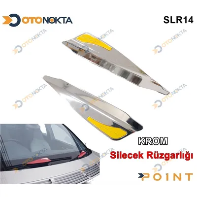 Silecek Rüzgarlığı Krom Renk Sarı Parçalı