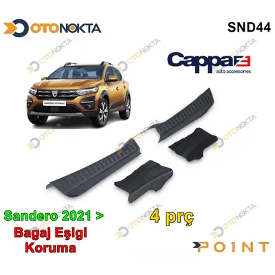 Dacia Stepway 2021+ Bagaj Koruma Eşiği 4 Prç Cappa
