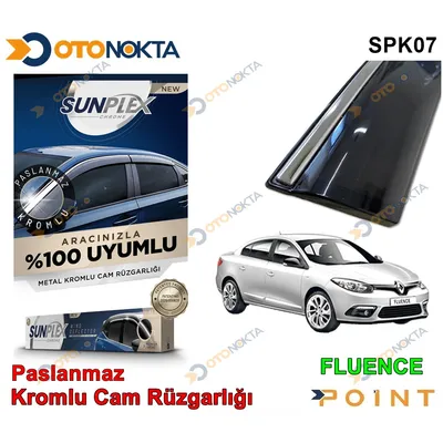 Cam Rüzgarlığı Renault 4 Lümetal Kromlu Fluence Sunplex