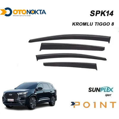 Cam Rüzgarlığı Chery 4 Lumetal Kromlu Tiggo 8 Sunplex