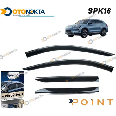 Cam Rüzgarlığı 4'lü Metal Kromlu BYD Seul Sunplex