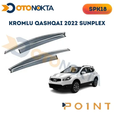 Cam Rüzgarlığı 4'lü Kromlu Nissan Qashqai 2022 Sunplex