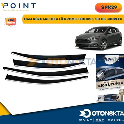 Cam Rüzgarlığı 4'lü Kromlu Ford Focus 5 Sd Hb Sunplex