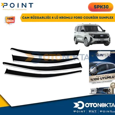 Cam Rüzgarlığı 4'lü Kromlu Ford Courier Sunplex