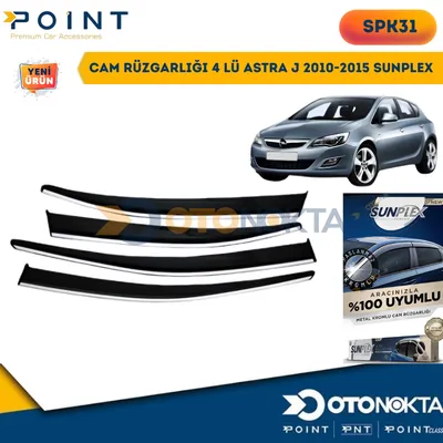 Cam Rüzgarlığı 4'lü Opel Astra J 2010-2015 Sunplex
