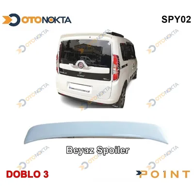 Spoyler Anatomik Fiat Ticari Doblo 3 Beyaz