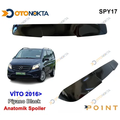 Spoyler Anatomik Mercedes Vito 2016+ Siyah Geniş