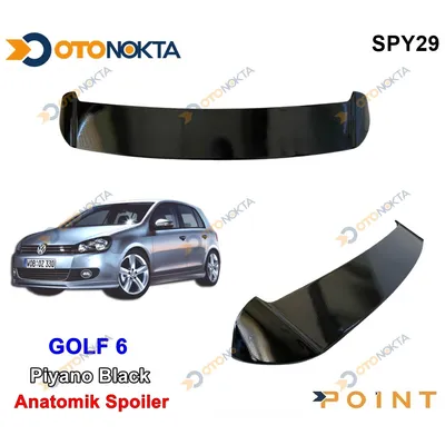 Spoyler Anatomik Volkswagen Golf 6 Geniş Piyano Black