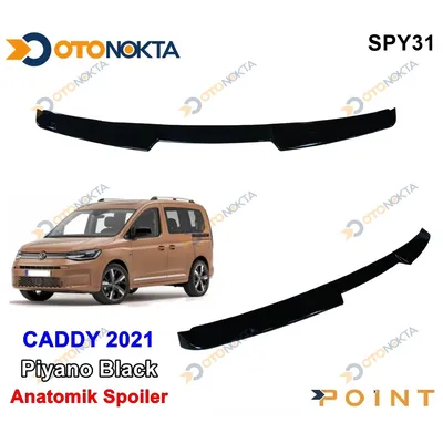 Spoyler Anatomik Volkswagen Ticari Caddy 21+ Siyah
