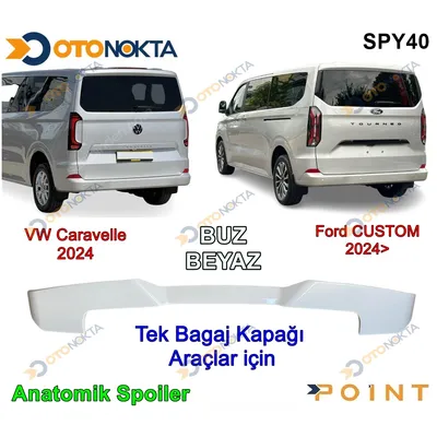 Spoyler Anatomik VW T8-FORD Custom 24 Buz Beyaz