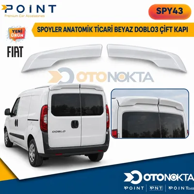Spoyler Anatomik Fiat Ticari Beyaz DOBLO3 Çift Kapı