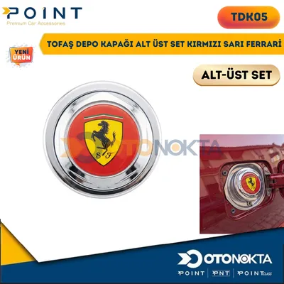 Tofaş Depo Kapağı Alt Üst Set Kırmızı Sarı Ferrari