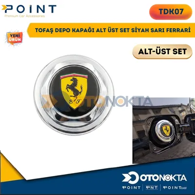 Tofaş Depo Kapağı Alt Üst Set Siyah Sarı Ferrari