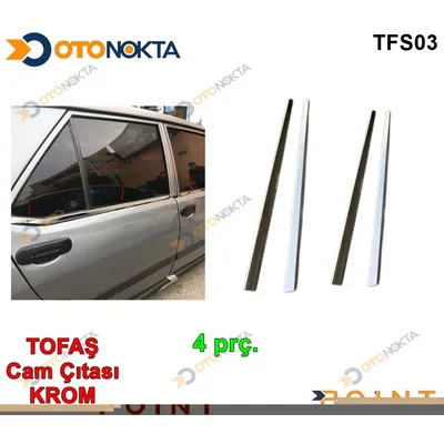 Tofaş Cam Cıtası Kromu 4 Parça