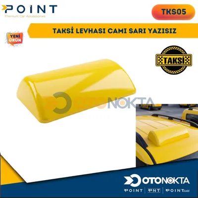 Taksi Levhası Camı Sarı Yazısız