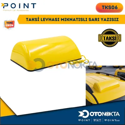 Taksi Levhası Mıknatıslı Sarı Yazısız