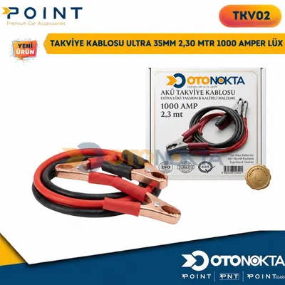 Takviye Kablosu Ultra 35 mm 2,30 Mtr 1000 Amper Lüx