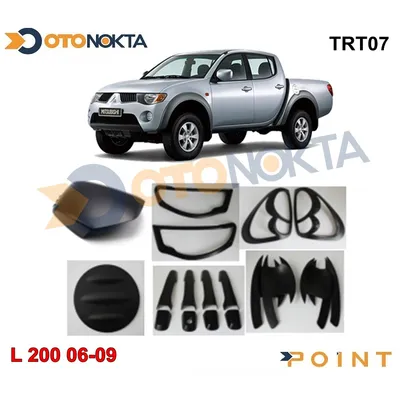 L200 Triton 2006-2009 7 Parça Siyah Set