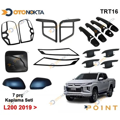 L200 Triton 2019+ Siyah Kaplama Seti