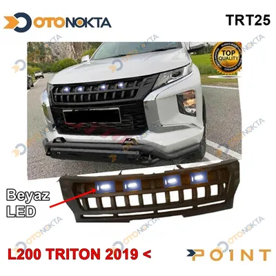 L200 Triton 2019+ Ön Panjur Beyaz 4 Ledli