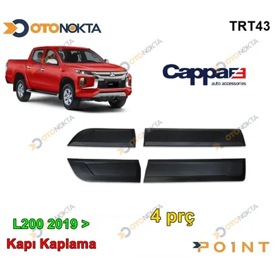 L200 2019+ İnce Model Kapı Kaplama 4 Prç Cappa
