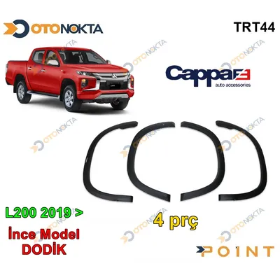 L200 2019+ İnce Model Çamurluk Dodic 4 Prç Cappa