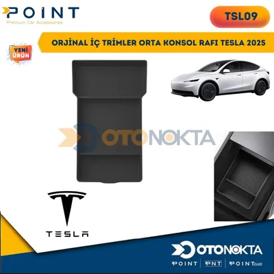 Orjinal İç Trimler Orta Konsol Rafı Tesla 2026
