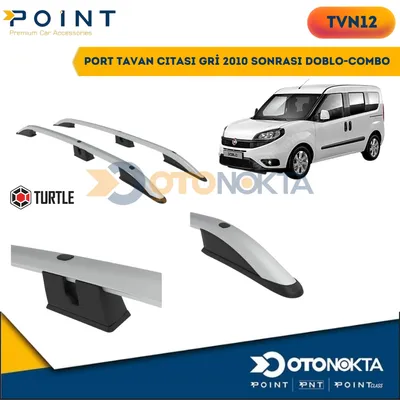 Port Tavan Çıtası Gri 2010+ Combo-Doblo Turtle – görsel 2