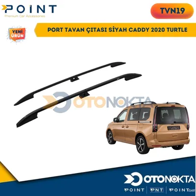 Port Tavan Çıtası Siyah Caddy 2020 Turtle