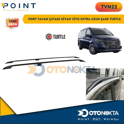 Port Tavan Çıtası Siyah Peugeot Vito Extra Uzun Şase Turtl