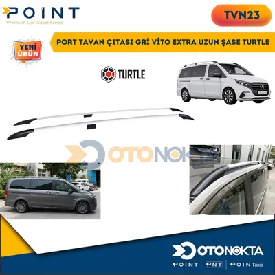 Port Tavan Çıtası Gri Peugeot Vito Extra Uzun Şase Turtle