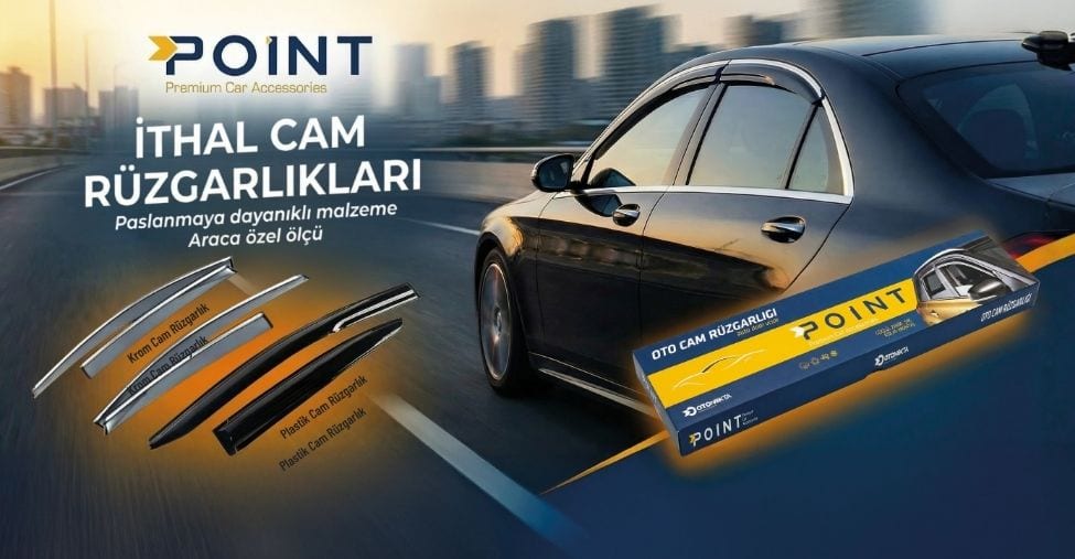 Araca özel ölçü, paslanmaya dayanıklı POINT ithal cam rüzgarlıkları