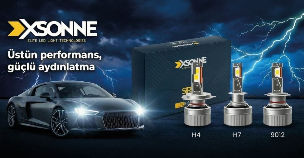 Xsonne H4, H7 ve 9012 LED far ampulleri